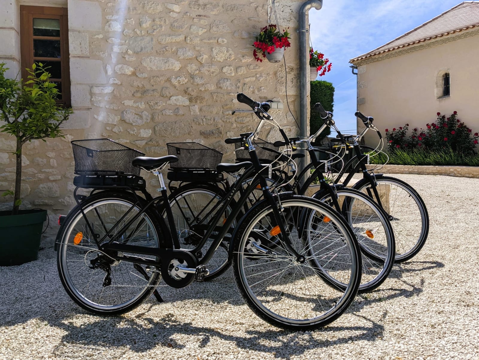 Four electric bikes ready to borrow