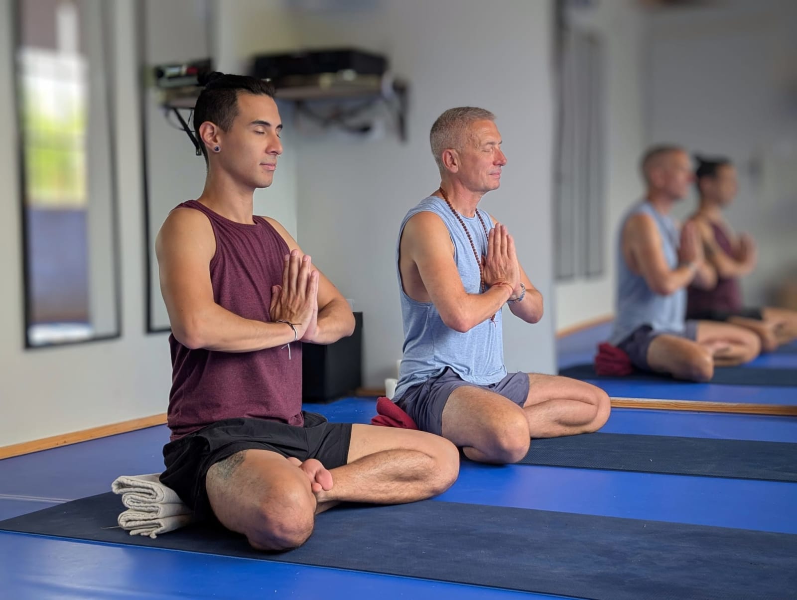 Yoga studio in the converted pigsty